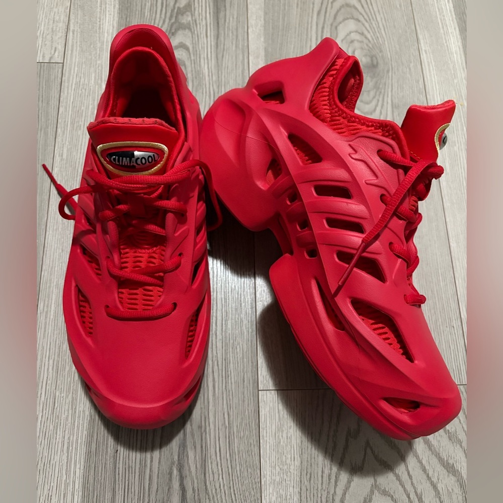 Adidas ADIFOM CLIMACOOL in SCARLET Red Size 8.5